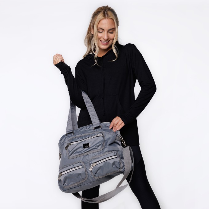 Bolsa Grande Lateral Unisex Nylon Bolsos Externo - Orbis Fitness