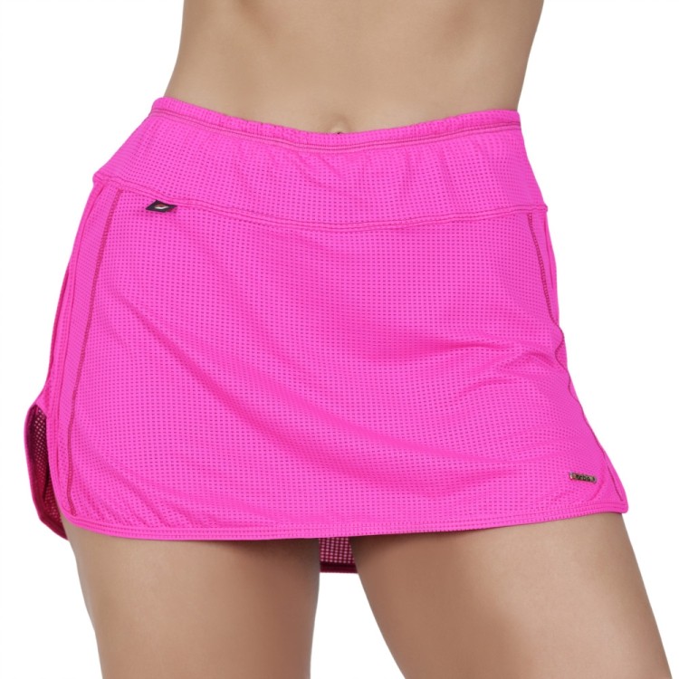 Short Saia Fitness Feminino Corrida Dry Com Short Interno