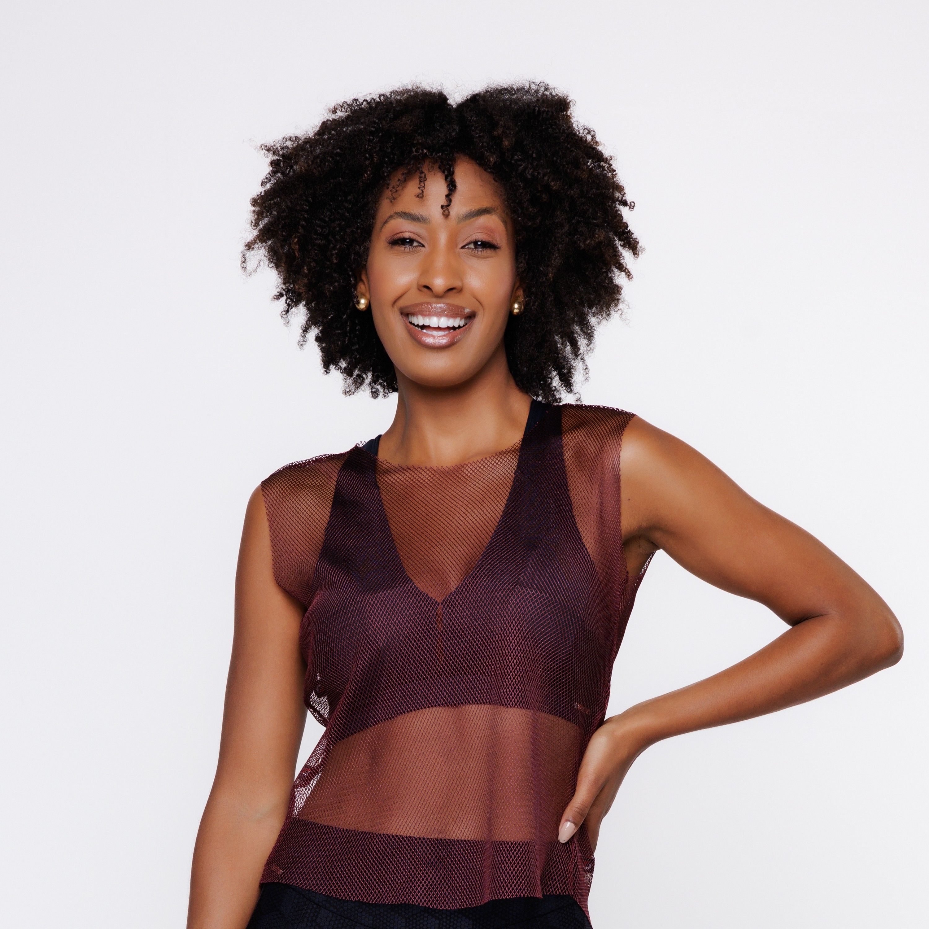 Moda Fitness Blusas Furadinhas Da Moda Camiseta Regata Tela