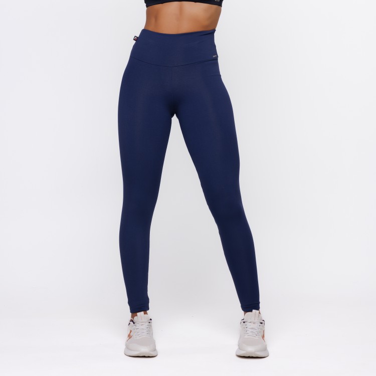 Calça Legging Fitness Feminina Alta Compressão Cintura Alta Poliamida
