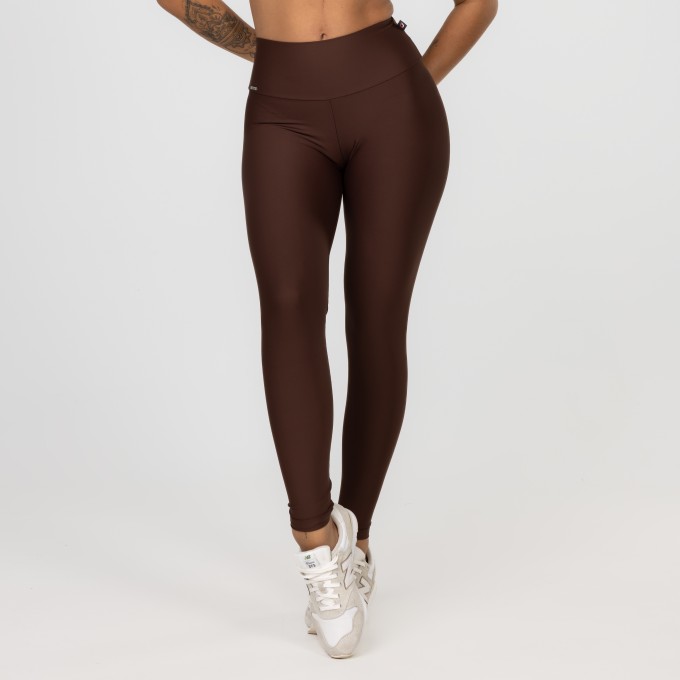 Calça Legging Fitness Feminina Cintura Alta blackout Poliamida