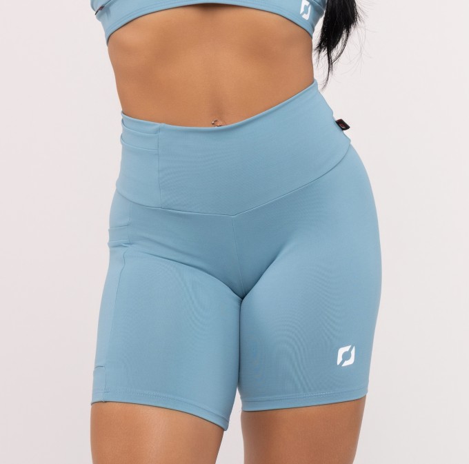 Bermuda Fitness Feminina Bolso Lateral e Cós Poliamida