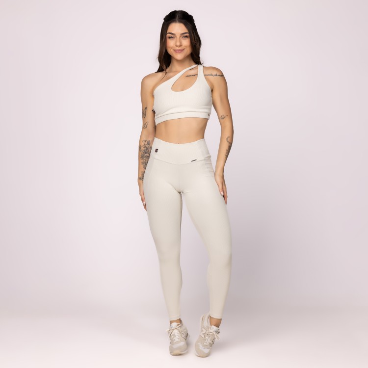 Conjunto Fitness Feminino Legging Recorte