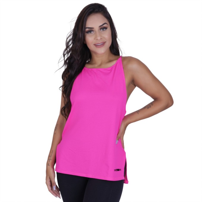 Camiseta Fitness Feminina Costa Cavada Dry