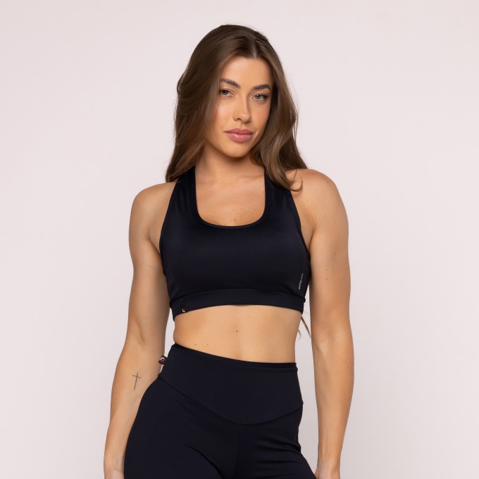 Top Nadador Fitness Feminino Liso