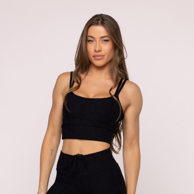 Top Fitness Orbis Feminino Bojo Removível  Poliamida