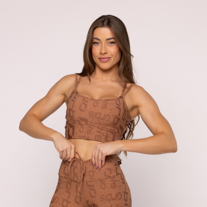 Top Fitness Orbis Feminino Bojo Removível  Poliamida
