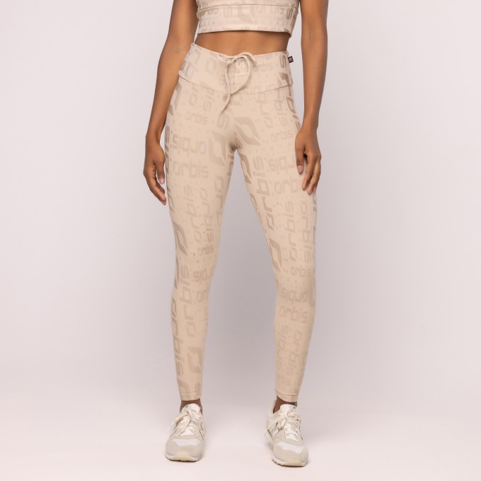 Calça Legging Cós Franzido Orbis Feminina Confortável