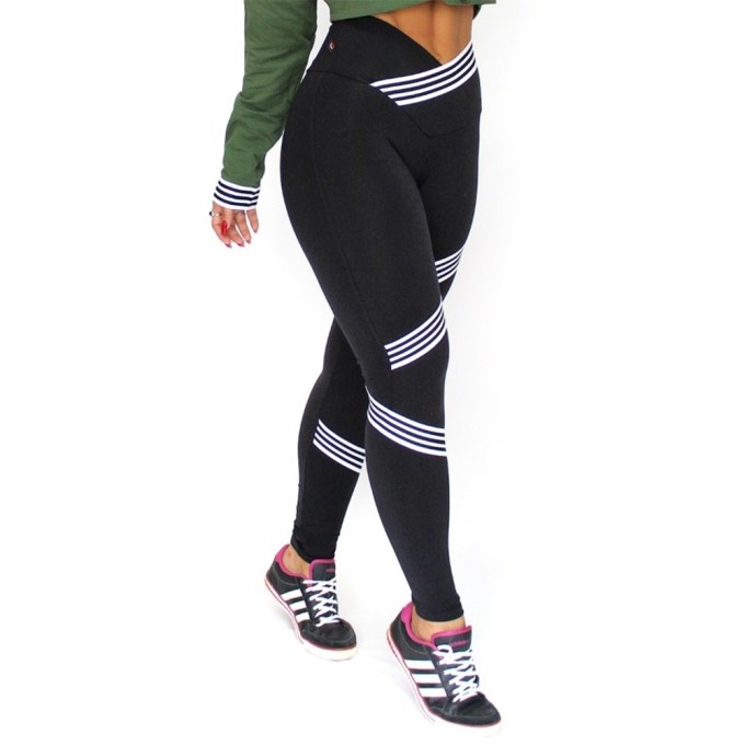 Legging Fitness Orbis Alta Compressão Cós Transpassado Recorte