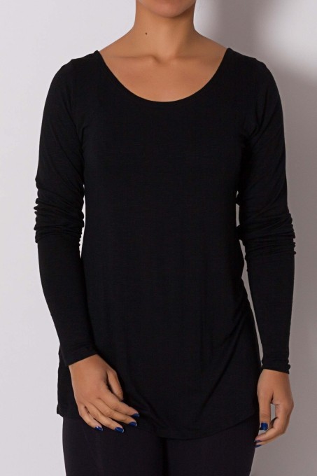 Blusa de Frio Manga Longa Orbis Gola Redonda Viscose Feminina