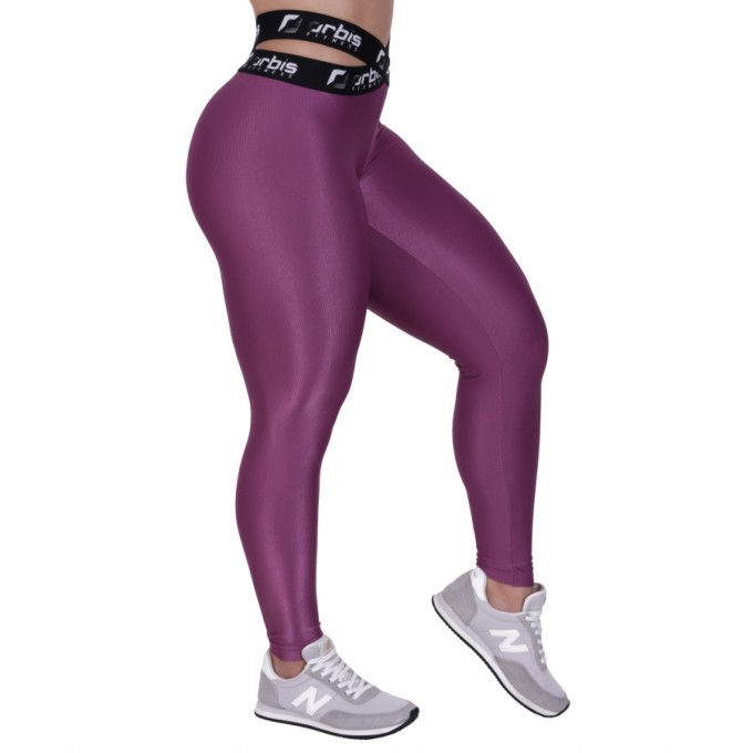 Calça legging feminina poliamida elástico orbis na cintura