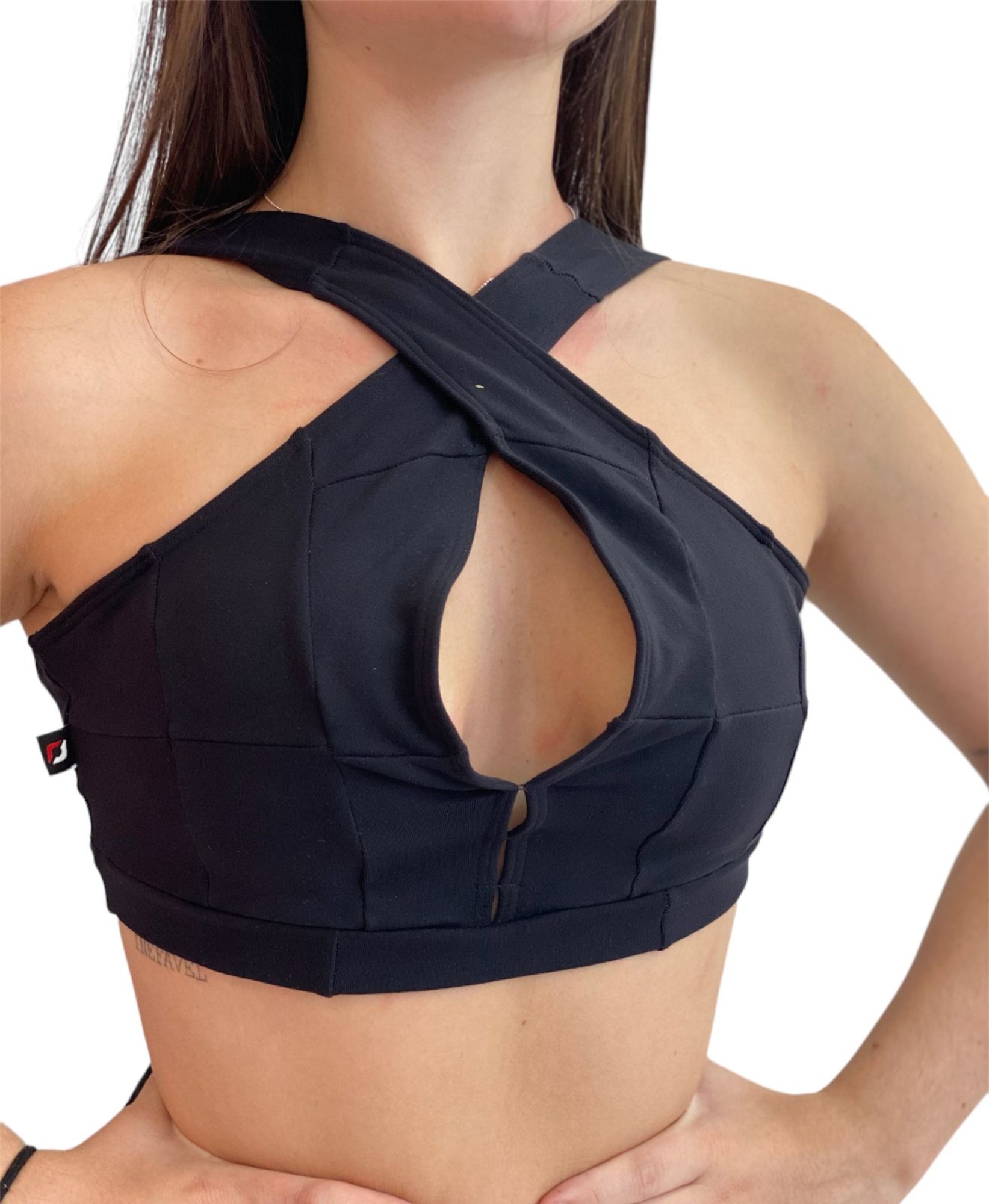 Top Fitness Suplex Poliamida Com Bojo Alças Multifuncionais